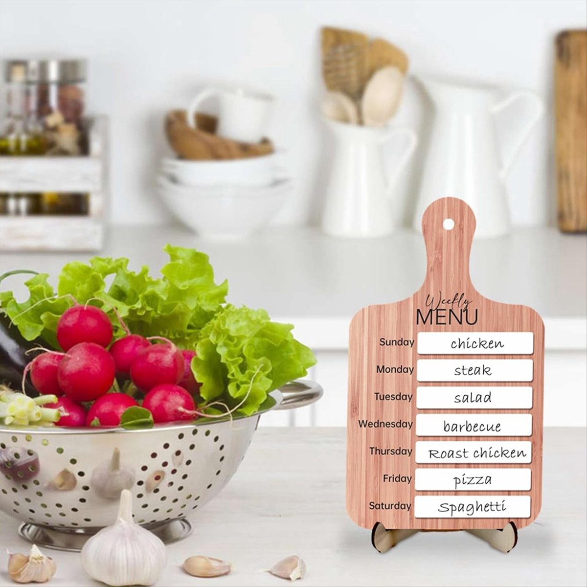 Meal Prep Weekly - لوحة تخطيط الوجبات الأسبوعية للثلاجة -