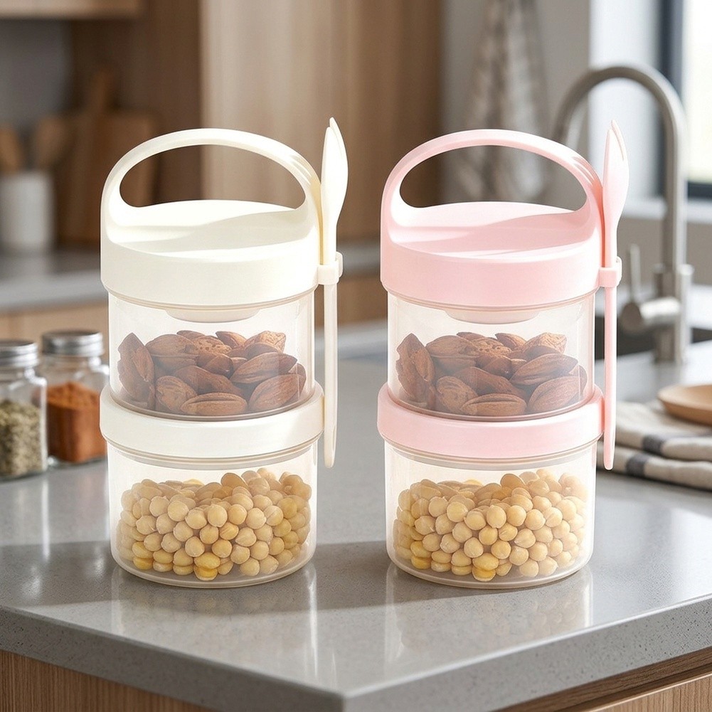 Meal Prep Yogurt Parfait - أوعية تخزين قابلة لإعادة الاستخدام بسعة