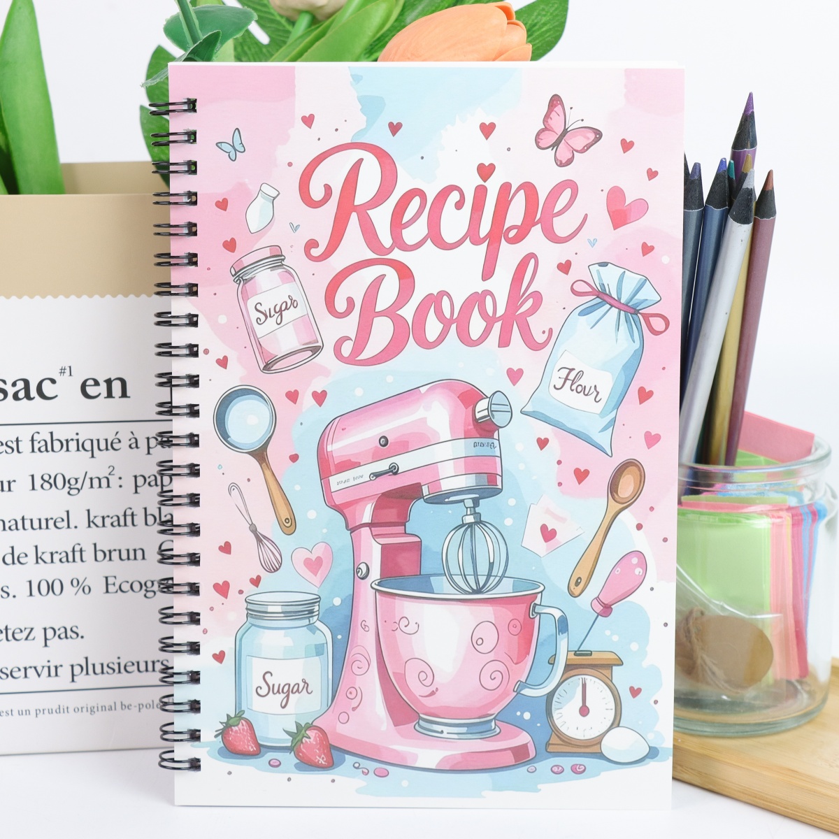 كتاب وصفات شخصي - لتسجيل وتدوي - مراجعة Meal Prep Recipes وسعره