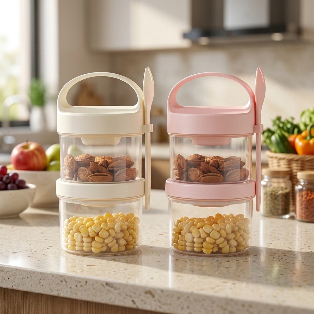 أوعية تخزين قابلة لإعادة الاست - مراجعة Meal Prep Yogurt Parfait وسعره