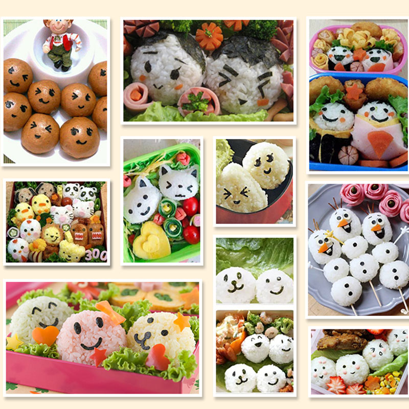 قوالب كرات الأرز الكرتونية، أد - مراجعة Rice Ball Mold وسعره