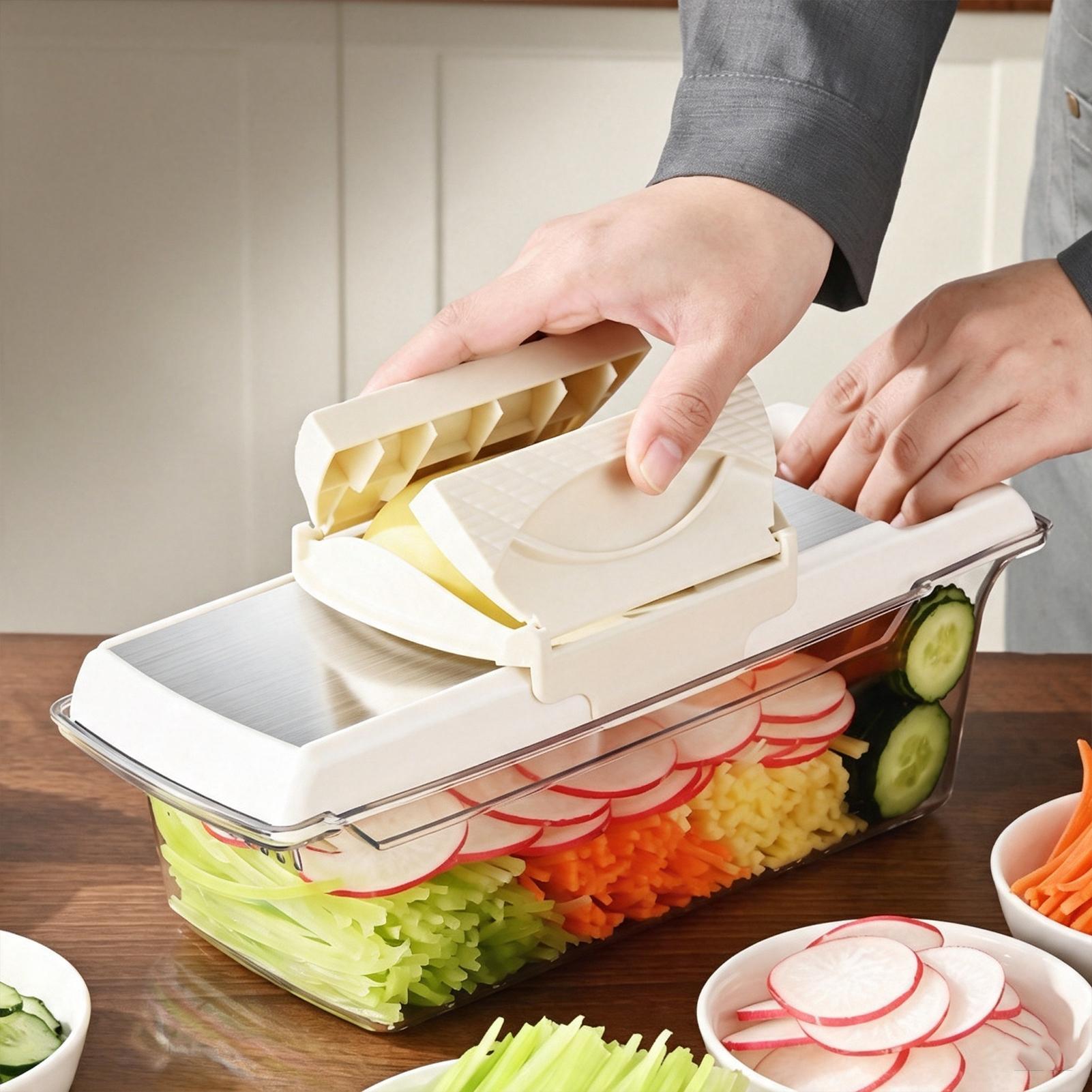 قطاعة خضروات يدوية، شفرة تقطيع - مراجعة Meal Prep Recipes وسعره