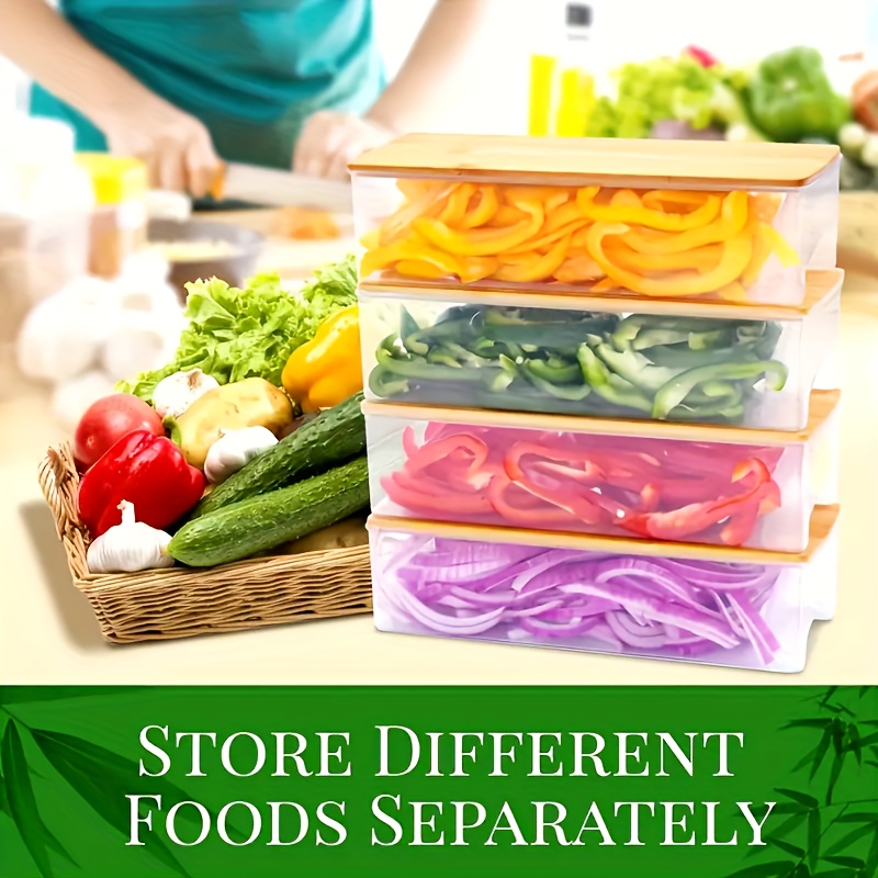 لوح تقطيع من الخيزران مع حاويا - مراجعة Meal Prep For Cutting وسعره