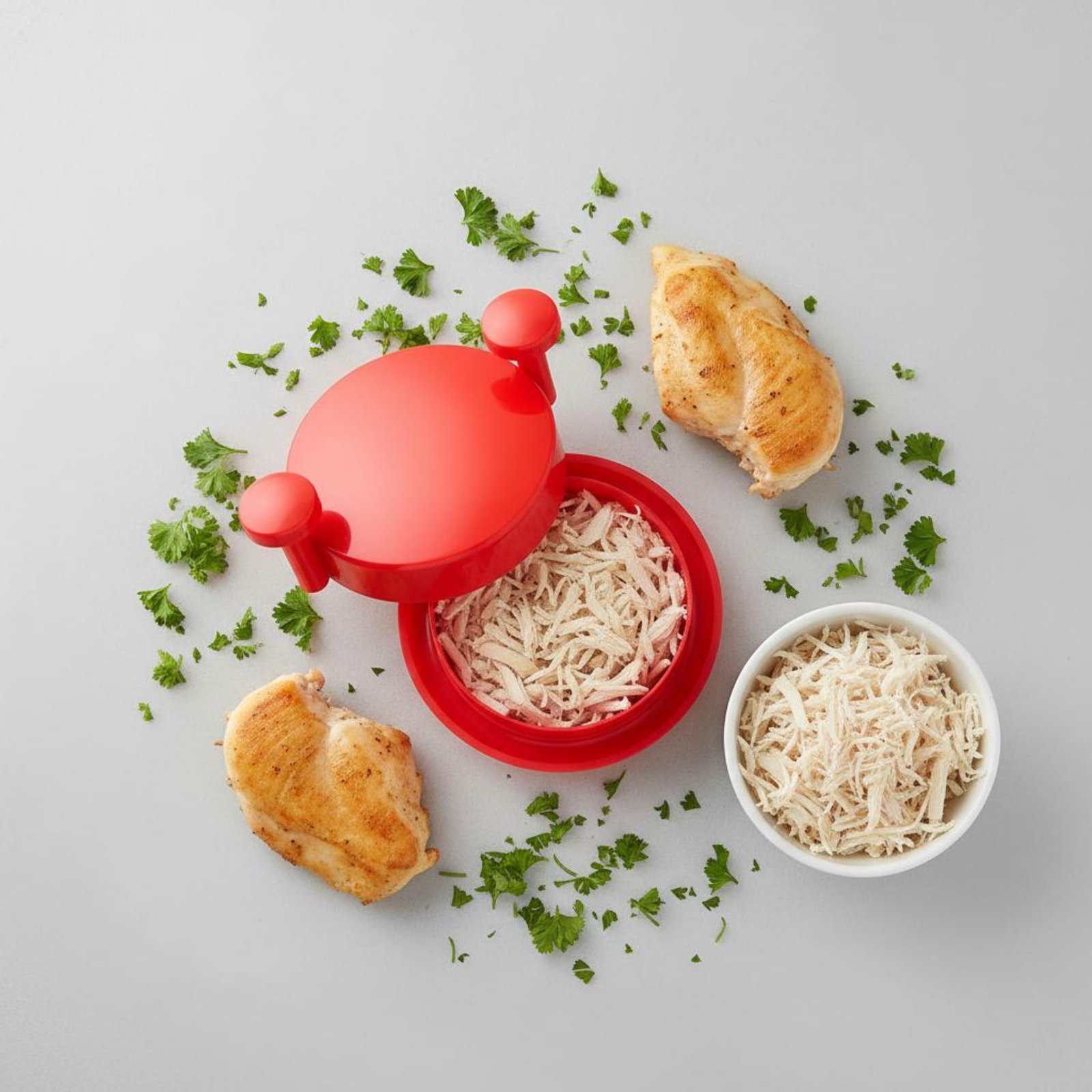 أداة تمزيق صدور الدجاج عالية ا - مراجعة Meal Prep Low Calorie High Protein وسعره