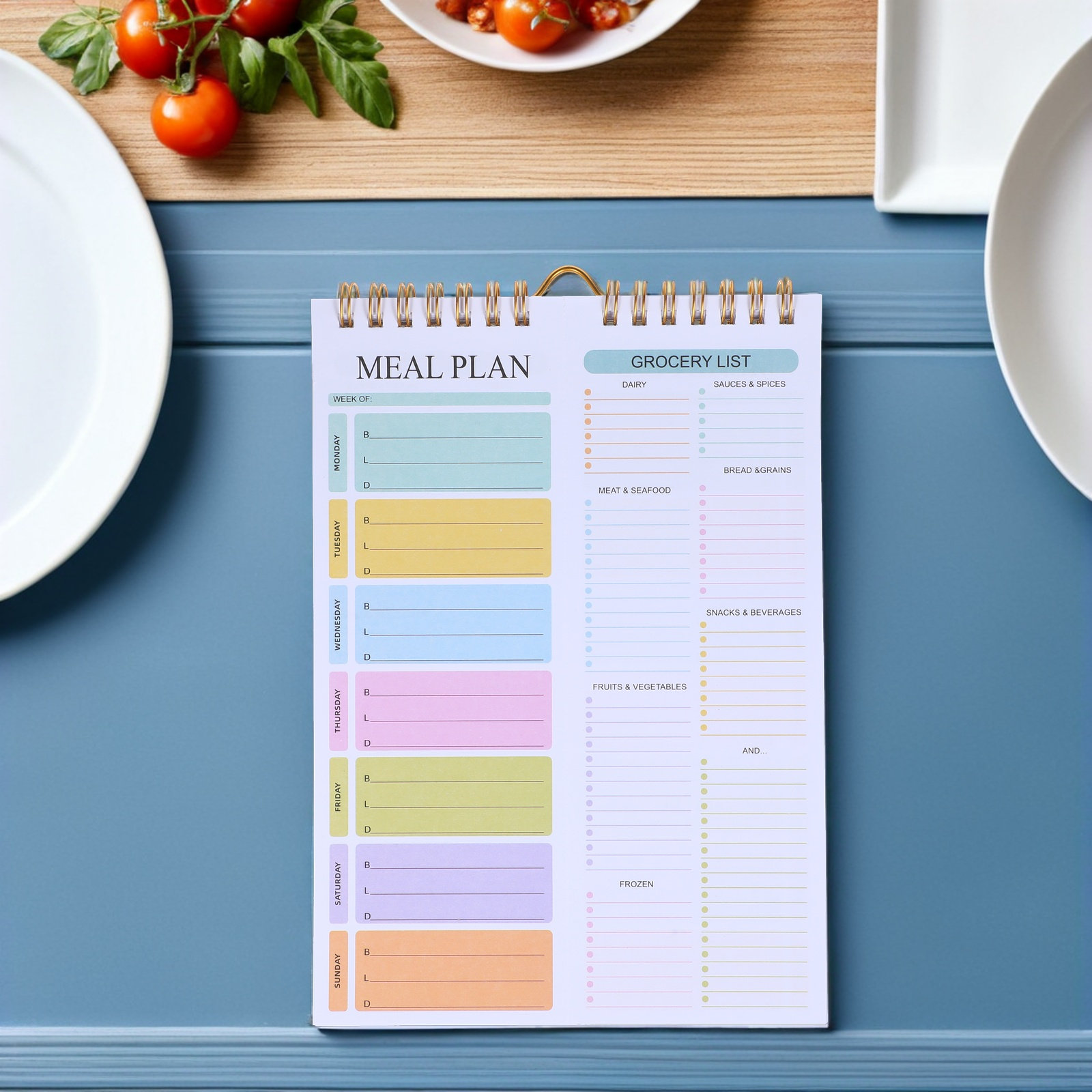 دفتر تخطيط وجبات أسبوعي حلزوني - مراجعة Meal Prep Weekly وسعره