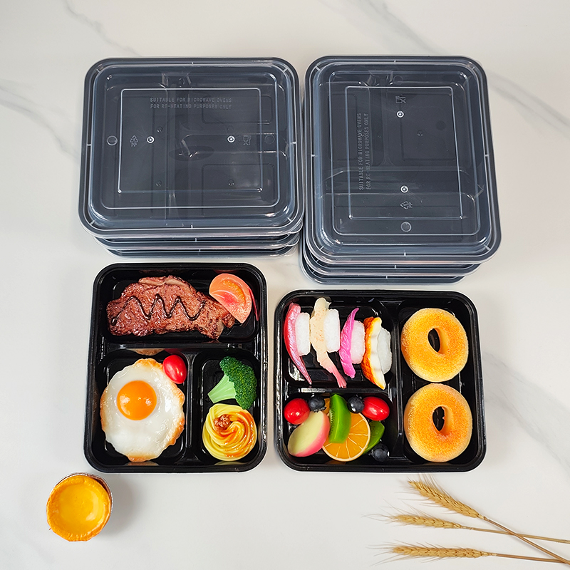 حاويات طعام بثلاثة أقسام، سعة  - مراجعة Meal Prep Kit وسعره